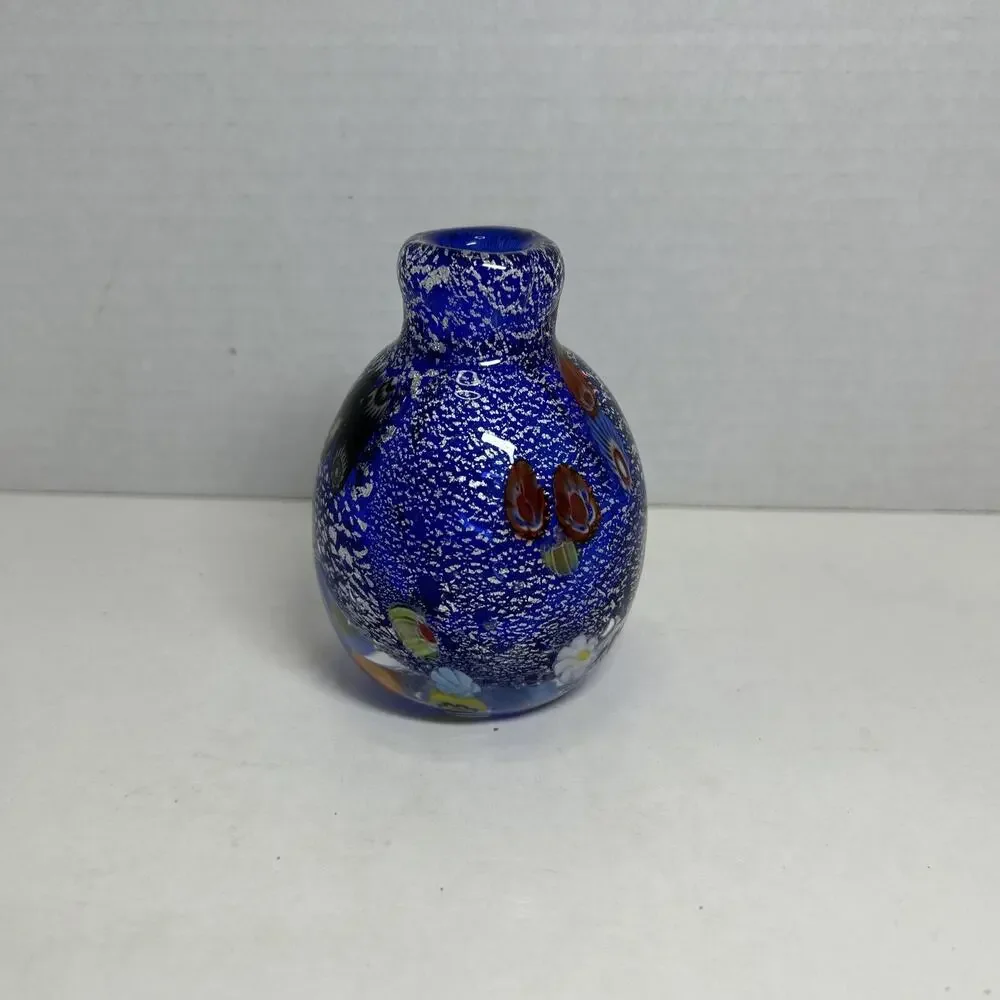 Robert William Art Glass Blue 4